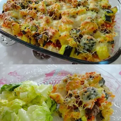 Gratin de Courgettes et Bœuf Haché Savoureux