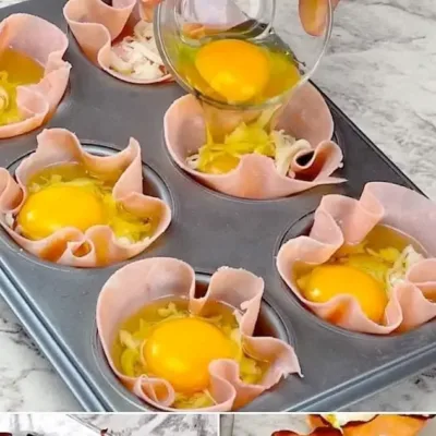 Œufs Cocotte au Jambon : Brunch Gourmand
