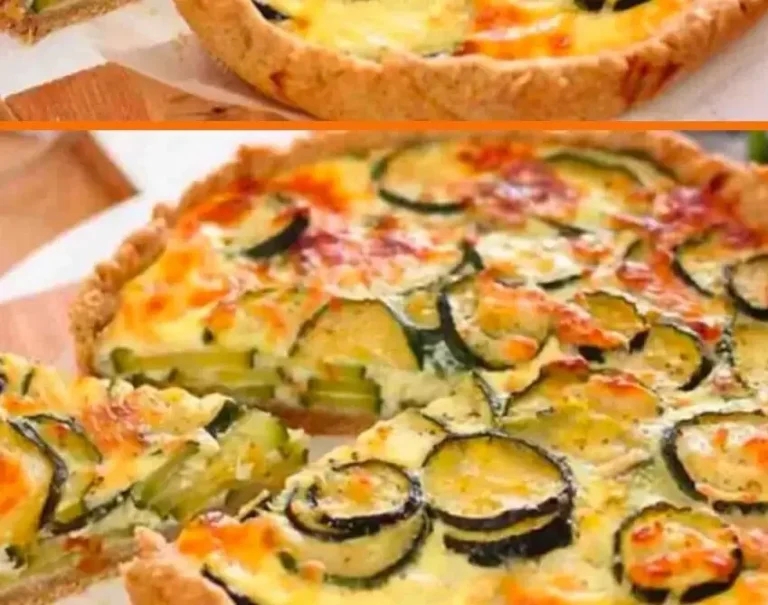 Quiche aux courgettes et 2 fromages