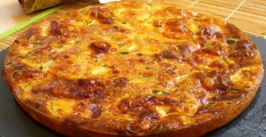 Quiche sans pâte au chèvre et courgettes