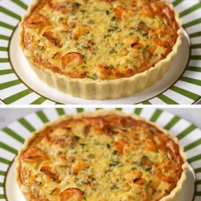 Tarte aux Crevettes Savoureuse et Facile