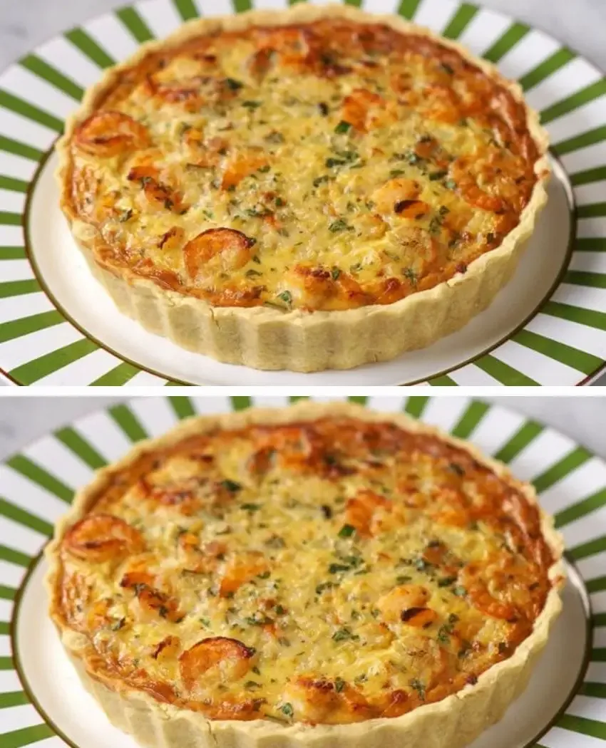 Tarte aux Crevettes Savoureuse et Facile