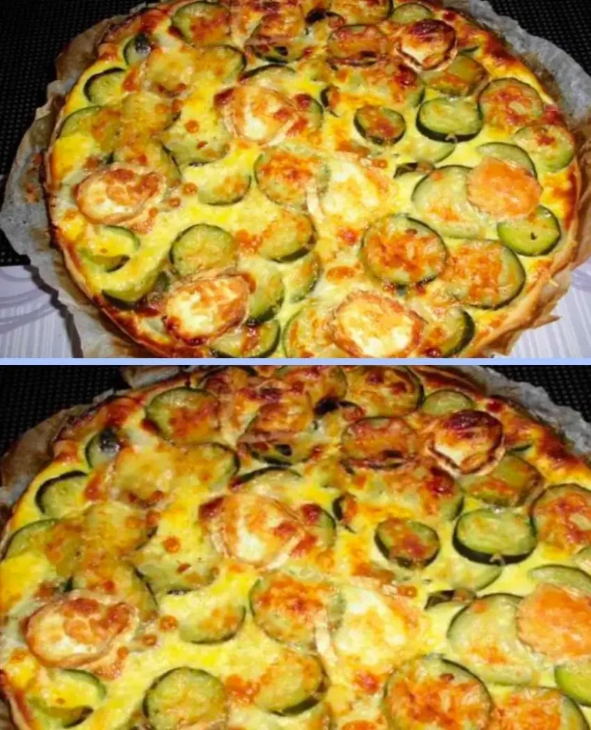Tarte courgettes et chèvre