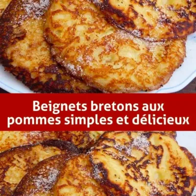 Beignets aux Pommes Bretons : Délice Traditionnel