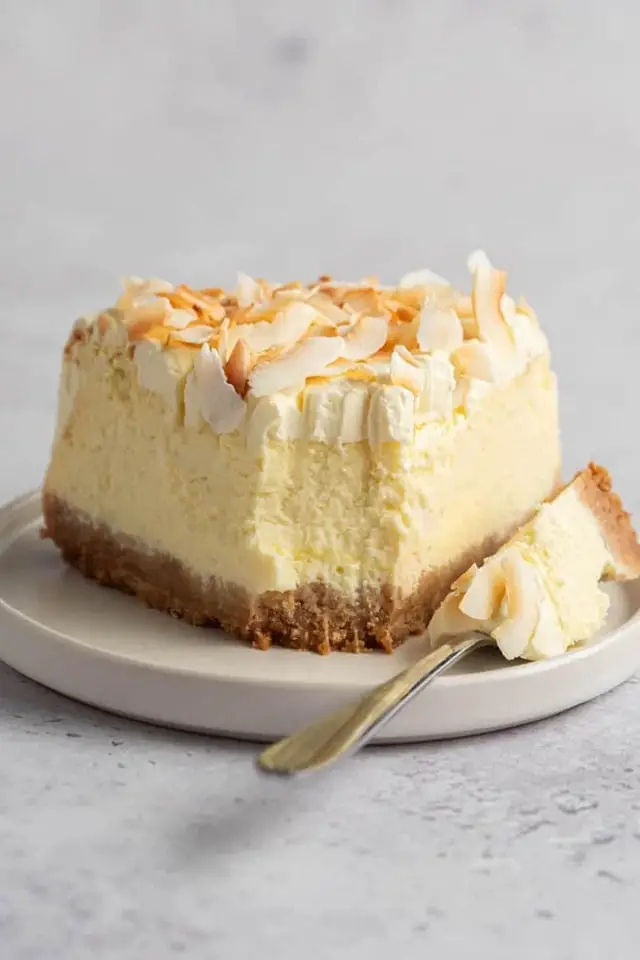 Le Cheesecake à la Noix de Coco