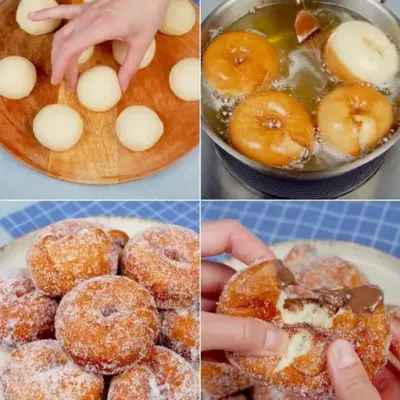 Beignets Fourrés au Chocolat : Délice Gourmand