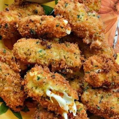 Bâtonnets de Mozzarella Panés Panko : Croustillants !