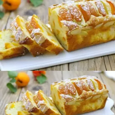 Cake au Yaourt aux Abricots Ultra Moelleux