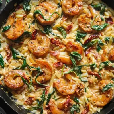 Crevettes Orzo : Un Délice Méditerranéen Rapide