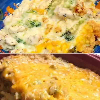 Gratin de Brocoli et Riz au Fromage Savoureux