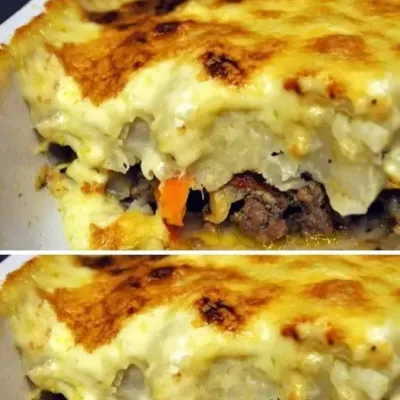Gratin de Chou-fleur à la Viande Hachée