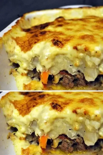 Gratin de Chou-fleur à la Viande Hachée: Une Fusion Rustique et Réconfortante