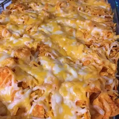 Gratin de Poulet Croustillant aux Doritos