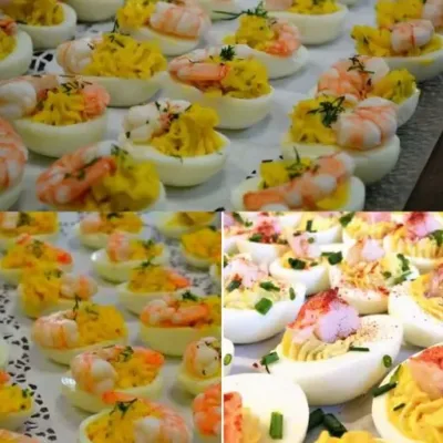 Œufs Mimosa aux Crevettes : Élégance et Saveurs