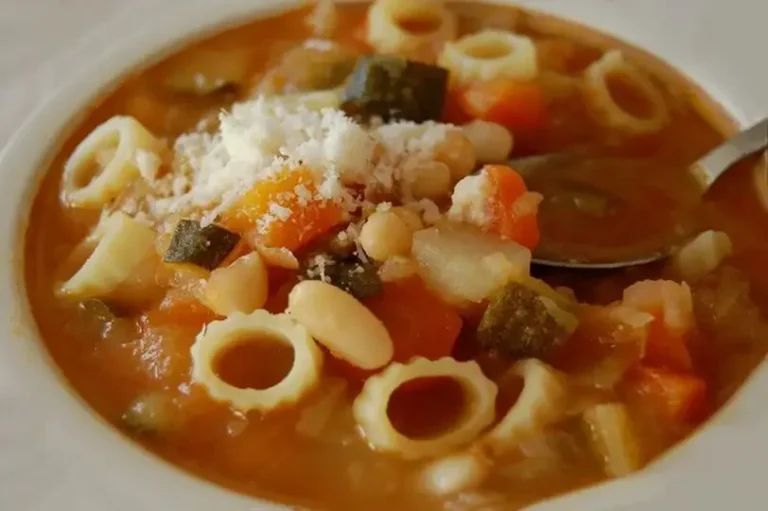 Minestrone au Parmesan : Recette Italienne Savoureuse
