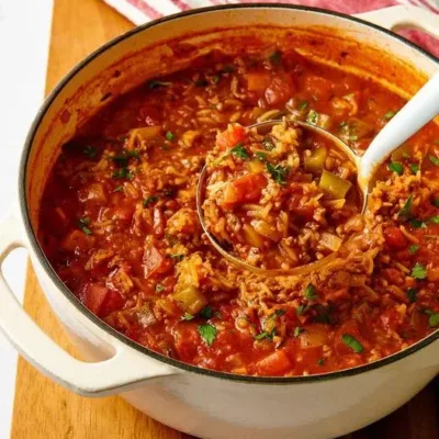 Soupe aux Poivrons Farcis : Un Plat Réconfortant