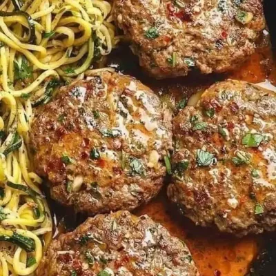 Steak Haché à la Sauce Gravy aux Oignons