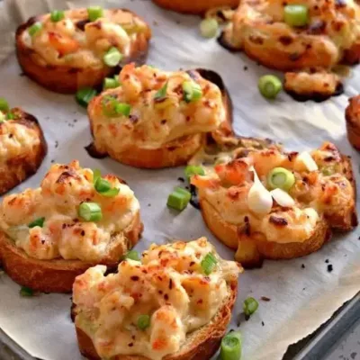 Toast de crevettes au four créole et italien