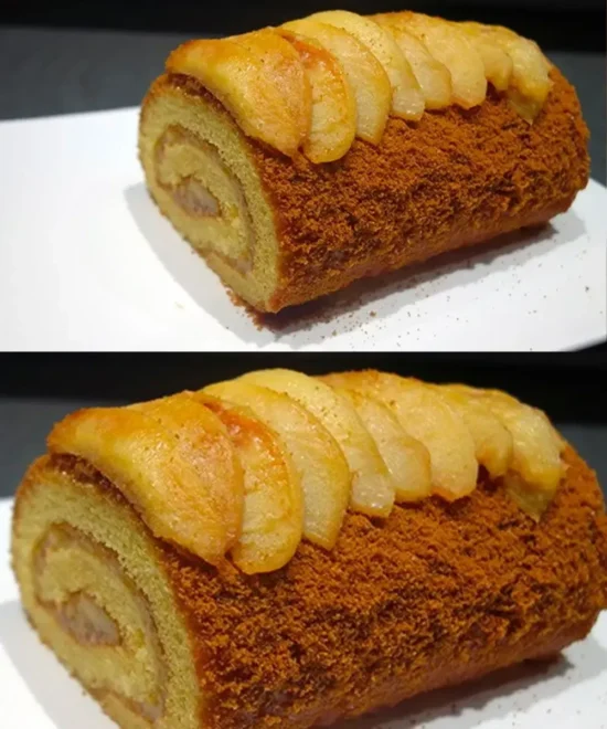 Bûche de Noël aux Pommes Speculoos : Un Voyage Festif en Saveurs