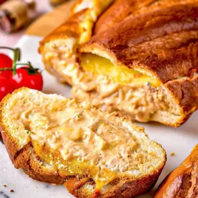 Buffalo Chicken Garbage Bread : Un Délice Réconfortant