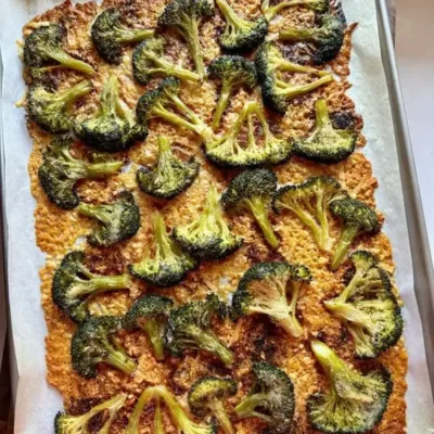 Chips de Brocoli Croustillantes au Parmesan