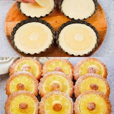 Gâteaux à l'Ananas Express : Délices Tropicaux Faciles