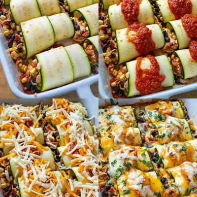 Enchiladas de Poulet et Courgette : Recette Savoureuse