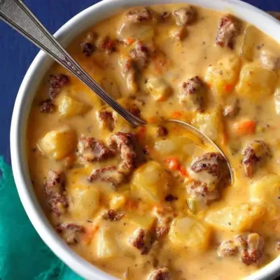 Soupe Réconfortante à la Pomme de Terre et Boeuf