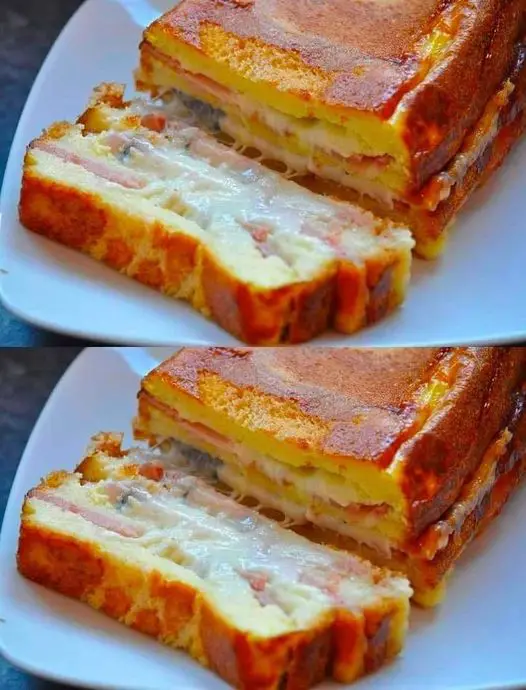 Le Croque Cake au Jambon et au Fromage : Un Délice Simple et Convivial