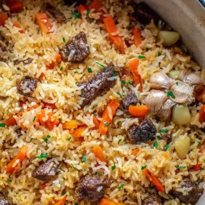 Ragoût de Boeuf aux Carottes et Riz Jasmine
