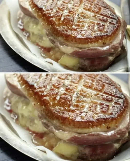 Magret de Canard au Chèvre et Jambon du Pays: Une Symphonie de Saveurs