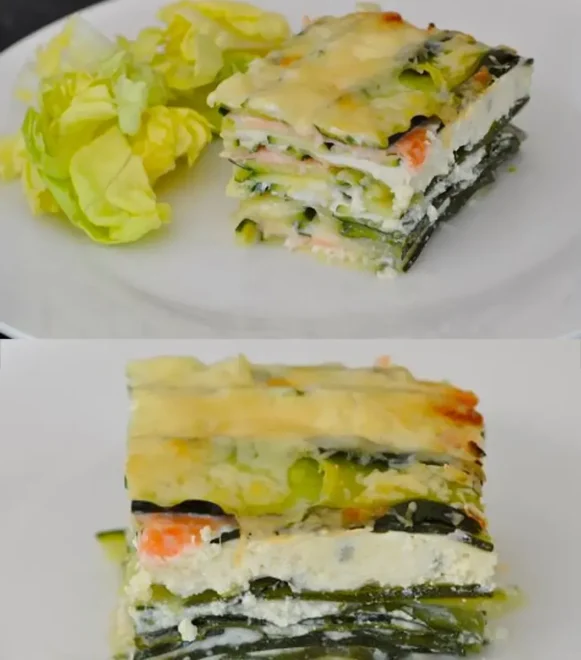 Mille-Feuilles de Courgettes, Saumon Fumé et Ricotta : Un Voyage Culinaire entre Terre et Mer
