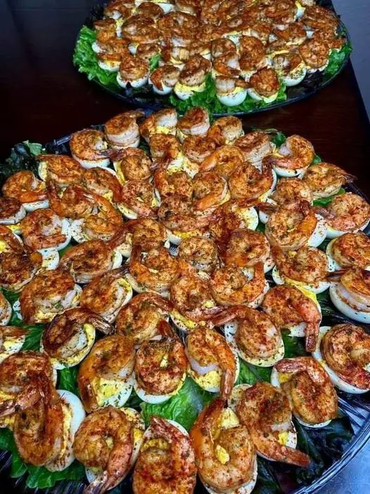 Œufs Farcis aux Crevettes Cajun