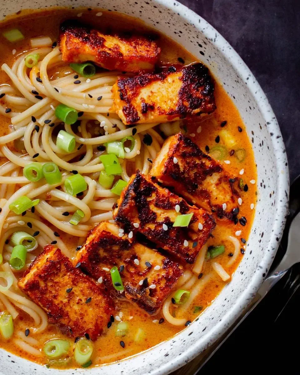 Peanut Gochujang Ramen : Fusion de Saveurs