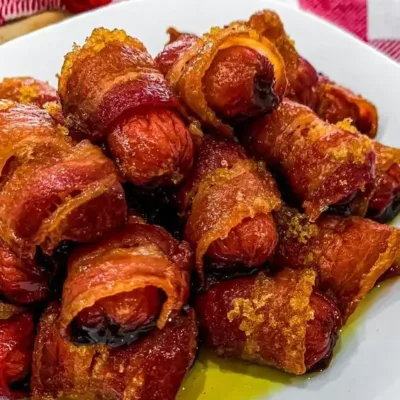 Petits Saucissons Enveloppés de Bacon