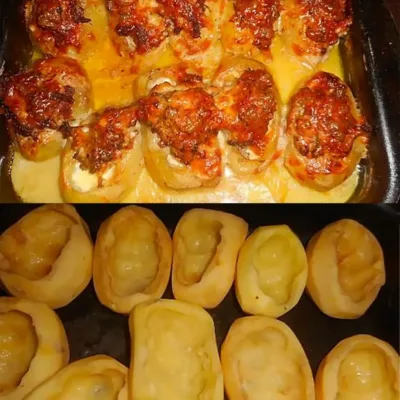 Pommes de Terre Farcies à l’Auvergnate