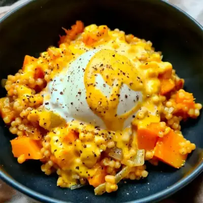 Risotto de Couscous Perlé et Butternut