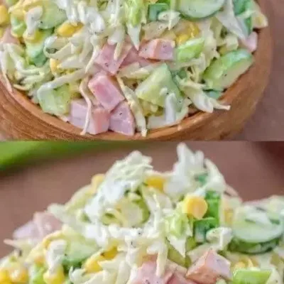 Salade de Chou et Concombre Mariné