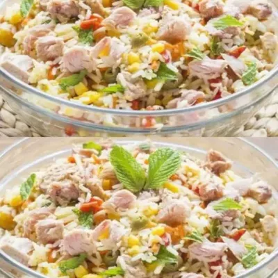 Salade de Riz au Thon et Œufs Durs : Fraîcheur Assurée