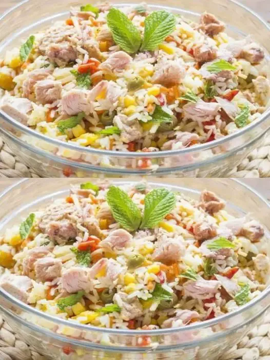 Salade de Riz au Thon et Œufs Durs : Fraîcheur Assurée