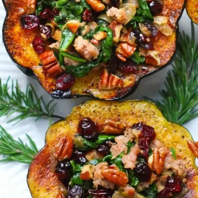 Courges Butternut Farcies : Saveurs d'Automne