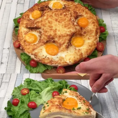 Tarte Croque-Madame : Un Délice Réconfortant