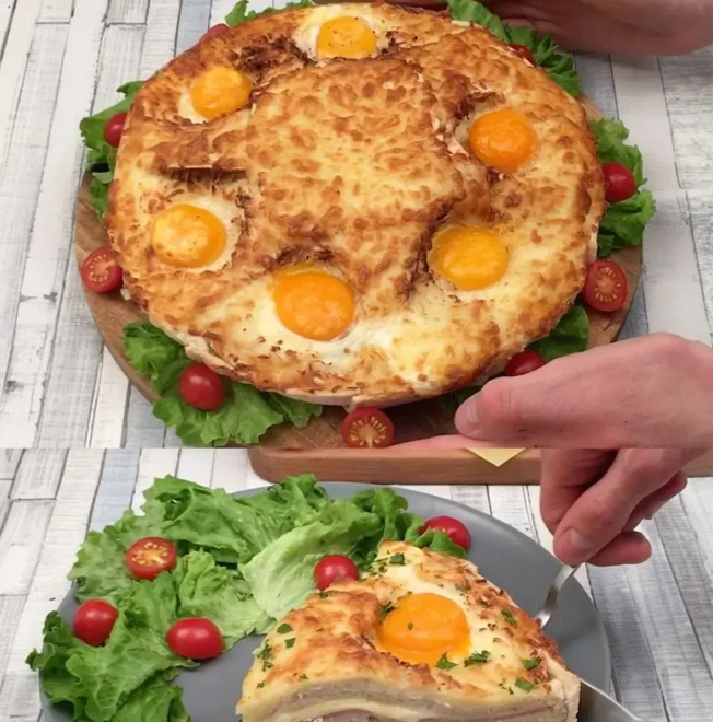 Tarte Croque-Madame : Une Fusion Culinaires Réconfortante