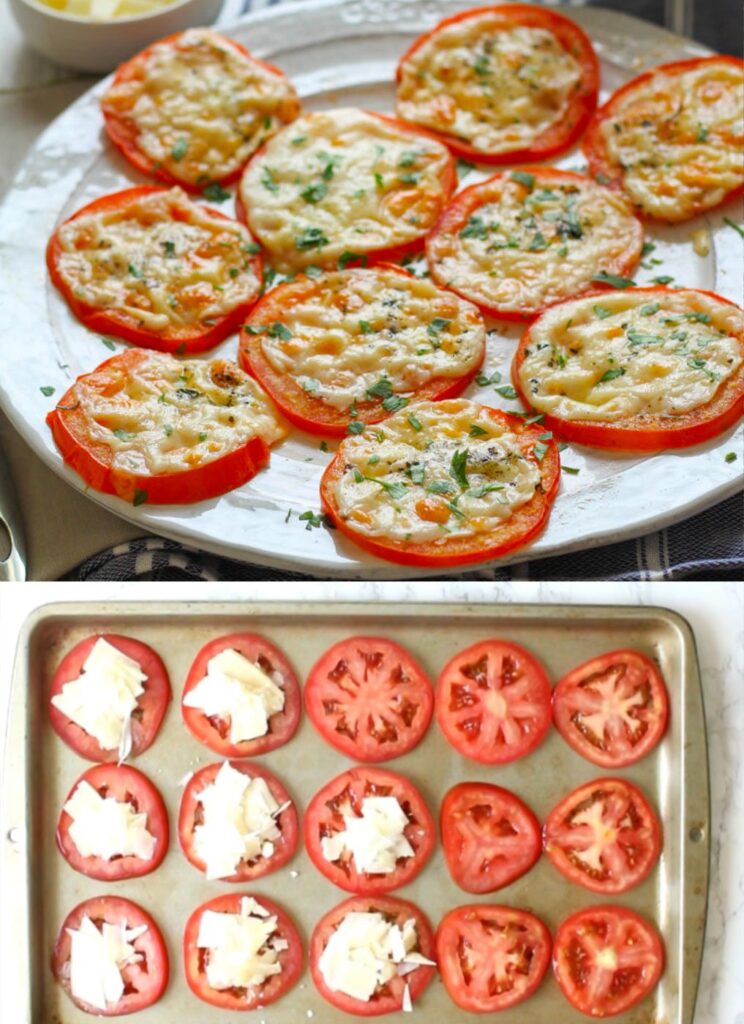 Tomates au Parmesan au Four : Une Élégance Simple dans Votre Assiette