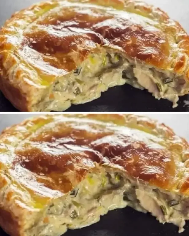 Tourte au Poulet et Champignons : Recette Réconfortante