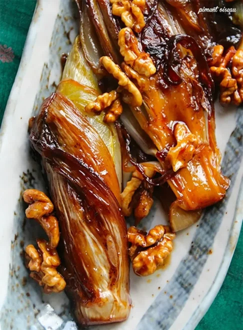 Endives Caramélisées aux Noix