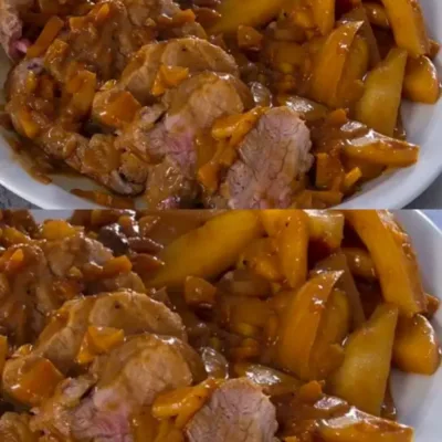 Filet Mignon de Porc au Cidre et Crème Fraîche