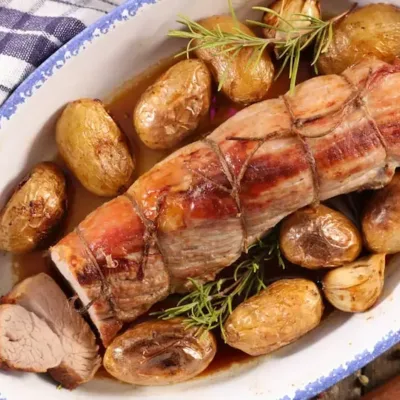 Filet Mignon de Porc au Miel et Ciboulette