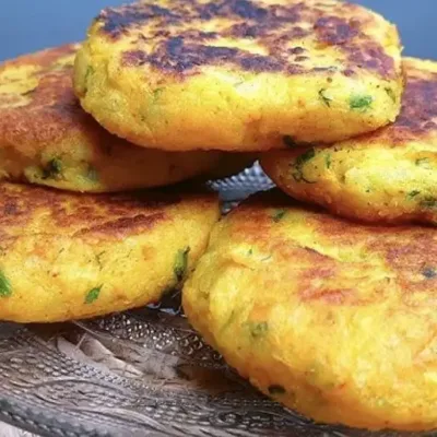 Galettes de Pommes de Terre aux Oignons