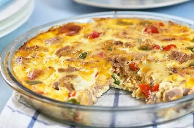 La Quiche au Thon Sans Pâte
